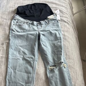 Abercrombie 90s straight maternity jeans NWT
